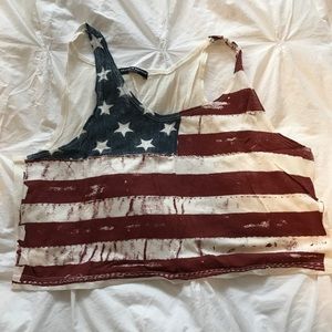Brandy Melville American Flag Top 🇺🇸